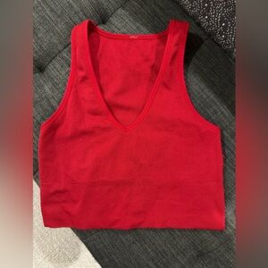 Athleta Aurora crop rib tank, small